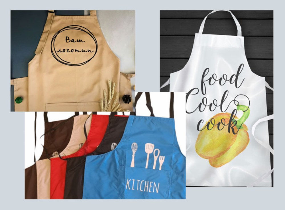 Де актуально використовувати фартухи з логотипом