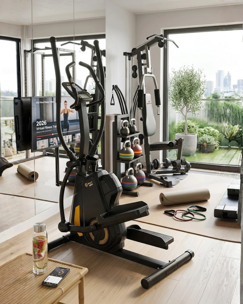 Тренування на еліптичному тренажері (орбітреку) BeSport BS-1105 Tophill-E у домашніх умовах.